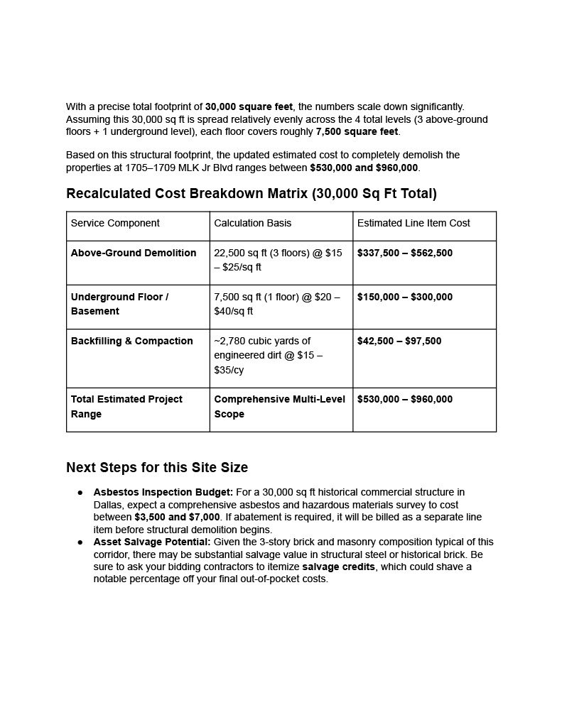 understanding the 300,000 square foot basis